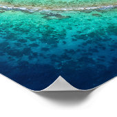 Perfect Cirkelvormig Atol Satellietbeeld Poster (Hoek)