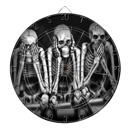 Perfect Closet Skeletons-Holga Dartbord (Voorkant)