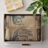 Perfect Coffee cup ephemera collage Tissuepapier (Geschenk)