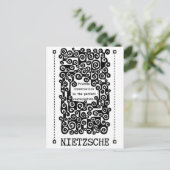 Perfect CONVERSATION quote van Nietzsche Briefkaart (Staand voorkant)