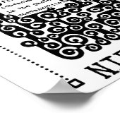 Perfect CONVERSATION quote van Nietzsche Poster (Hoek)