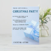 Perfect, Cool, Blauwe Uitnodiging van de Gift (Staand voorkant)