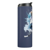 Perfect Cool Cat Ice Hockey Thermosbeker (Gedraaid links)