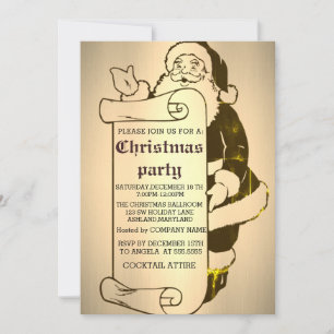 Perfect, Cool, Gold SantaClaus-vakantie Kaart