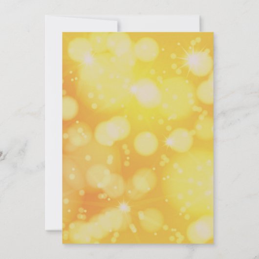 Perfect, cool, gouden kerstuitnodiging kaart (Achterkant)