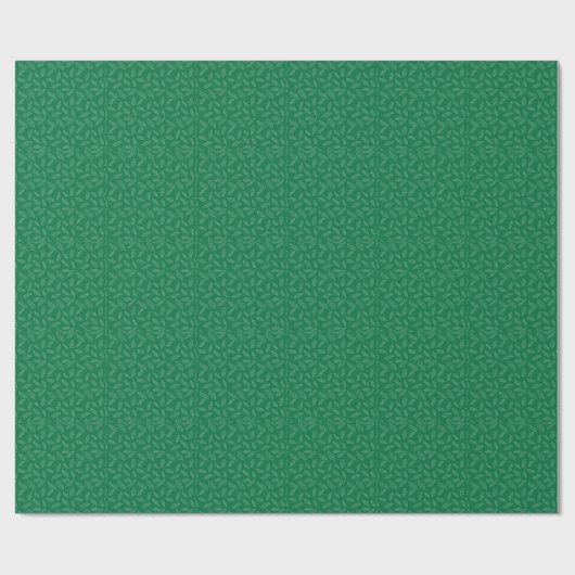 Perfect, Cool Green Leaf Cadeaupapier (Vlak)