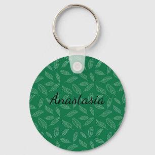 Perfect, Cool Green Leaf Sleutelhanger