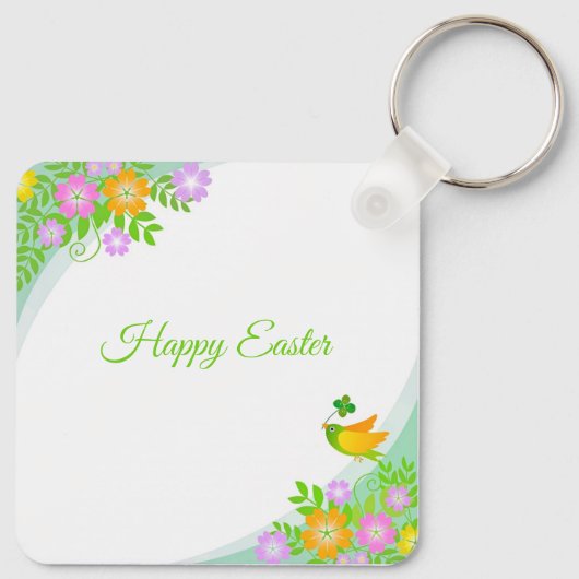 Perfect, Cool Happy Paast, Eieren Sleutelhanger (Achterkant)