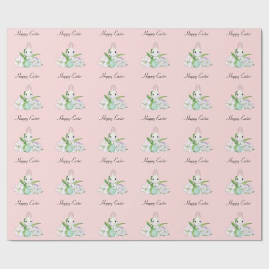 Perfect, Cool Happy Pasen, Bunny Cadeaupapier (Vlak)