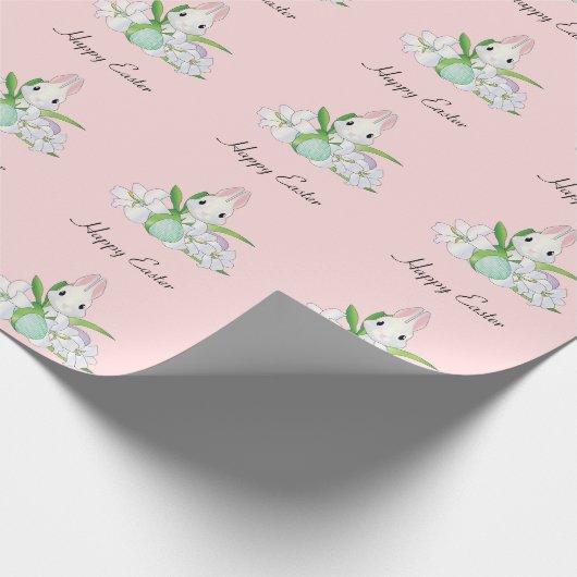 Perfect, Cool Happy Pasen, Bunny Cadeaupapier (Hoek)