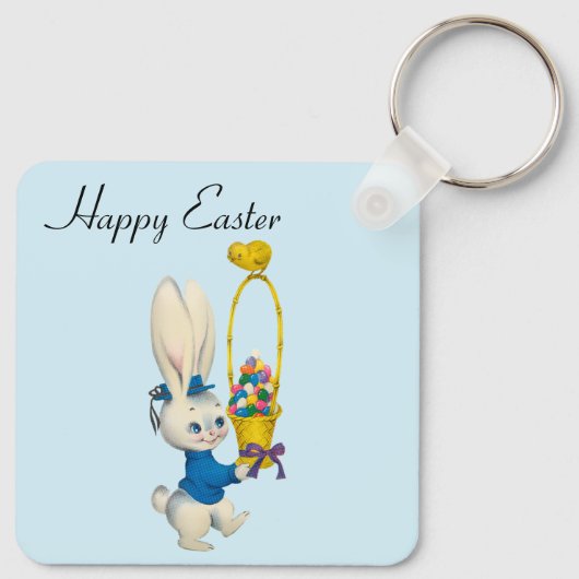 Perfect, Cool Happy Pasen, Bunny Sleutelhanger (Achterkant)