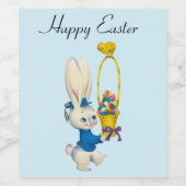 Perfect, Cool Happy Pasen, Bunny Wijn Etiket (Enkel label)