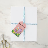 Perfect, Cool Happy Pasen, Happy Bunny Cadeaulabel (Met Touw)