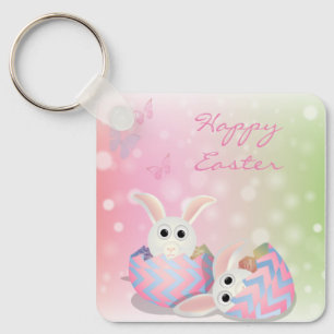 Perfect, Cool Happy Pasen, Happy Bunny Sleutelhanger