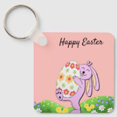 Perfect, Cool Happy Pasen, Happy Bunny Sleutelhanger (Voorkant)