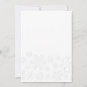 Perfect, cool, kerstuitnodiging kaart (Achterkant)