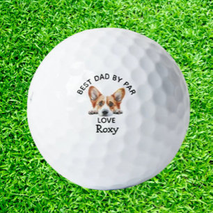 Perfect Corgi GIFT voor de beste papa door Par Golfballen