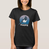 Perfect  cute Magpie Bird T-shirt (Voorkant)