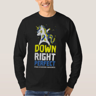 Perfect Dab Unicorn Dab 21 World Down Syndrome Awa T-shirt