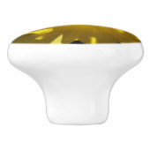 Perfect Daffodil Keramische Knop (Zijkant)