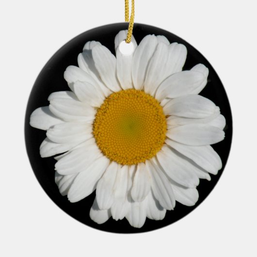 'Perfect Daisy' Keramisch Ornament (Voorkant)