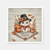 Perfect dankbare kat servet (Voorkant)