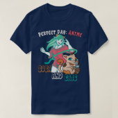 Perfect Day Anime, Boba en Katten T-Shirt (Design voorkant)