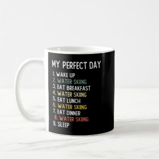 Perfect Day Water Skiing Shirts Men Boys Teen Wate Koffiemok
