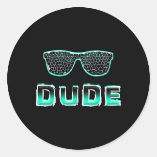 Perfect Dude Perfect Dude Merchandise Dude Ronde Sticker