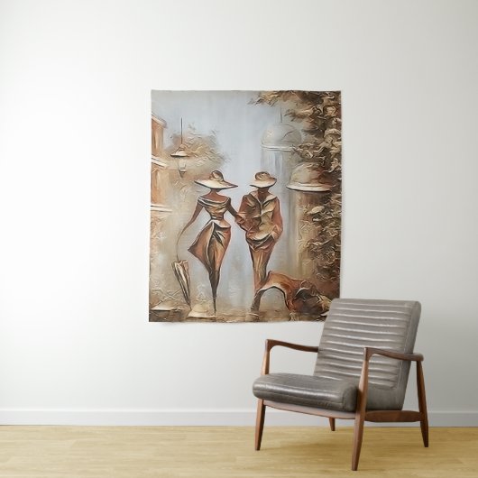 Perfect Duo Wandkleed (In situ)