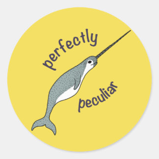 Perfect eigenaardige Narwhal Stickers