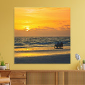 Perfect einde canvas afdruk (Insitu (Woonkamer))