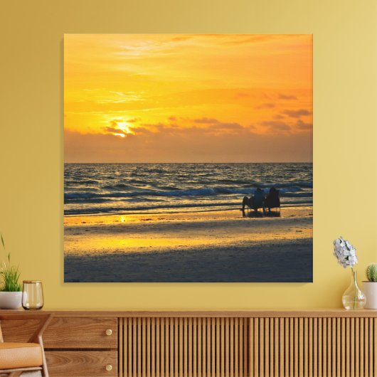 Perfect einde canvas afdruk (Insitu (Woonkamer))