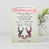 Perfect, elegant, gecontroleerde rendierkerst in kaart (Staand voorkant)