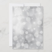 Perfect, elegant, kerstuitnodiging kaart (Achterkant)