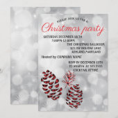 Perfect, elegant, kerstuitnodiging kaart (Voorkant / Achterkant)