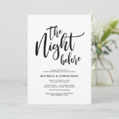 Perfect Elegant Wedding Rehearsal Dinner Invites Kaart (Staand voorkant)