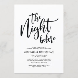 Perfect Elegant Wedding Rehearsal Dinner Invites Kaart