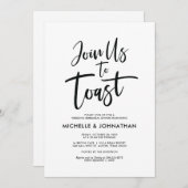 Perfect Elegant Wedding Rehearsal Dinner Invites Kaart (Voorkant / Achterkant)
