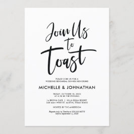 Perfect Elegant Wedding Rehearsal Dinner Invites Kaart