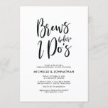 Perfect Elegant Wedding Rehearsal Dinner Invites Kaart<br><div class="desc">Een huwelijksrepetitie met de toekomstige Bride en de toekomstige Groom,  voor hun grote dag? Nodig de gasten uit met deze "Brews voor ik" Perfect Elegant Wedding Rehearsal Dinner Invitation Card. Voeg uw repetitieve diner details toe in het overeenkomende zwarte lettertype/lettertype.

#TeeshaDerrick</div>