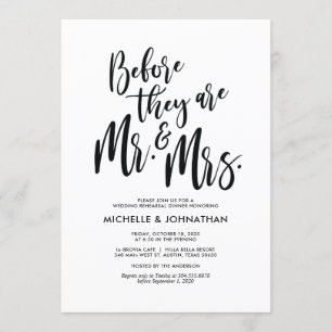 Perfect Elegant Wedding Rehearsal Dinner Invites Kaart
