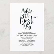 Perfect Elegant Wedding Rehearsal Dinner Invites