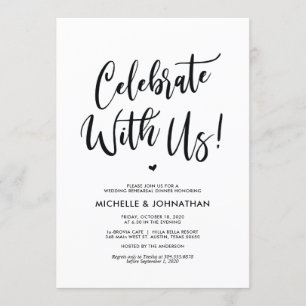 Perfect Elegant Wedding Rehearsal Dinner Invites Kaart