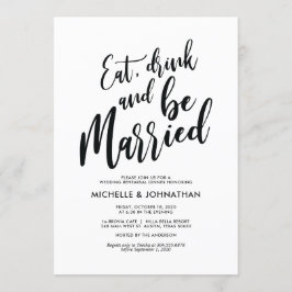 Perfect Elegant Wedding Rehearsal Dinner Invites Kaart