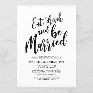 Perfect Elegant Wedding Rehearsal Dinner Invites Kaart
