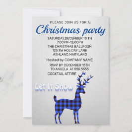 Perfect, Elegant, Zilverblauw Glans Kerstmis Kaart