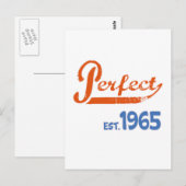Perfect est. 1965 briefkaart (Voorkant / Achterkant)