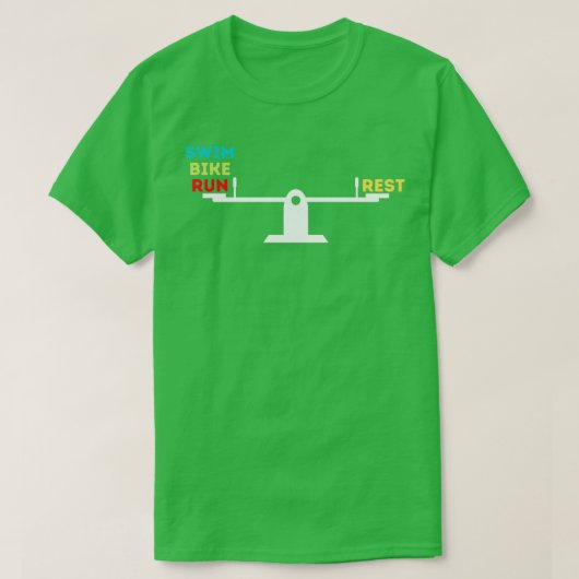 Perfect evenwichtig t-shirt (Design voorkant)