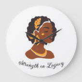 Perfect for Black History Month 2026 celebration Grote Klok (Voorkant)